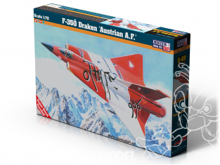 Master CRAFT maquette avion 040895 F-350 Draken Austrian A.F 1/72