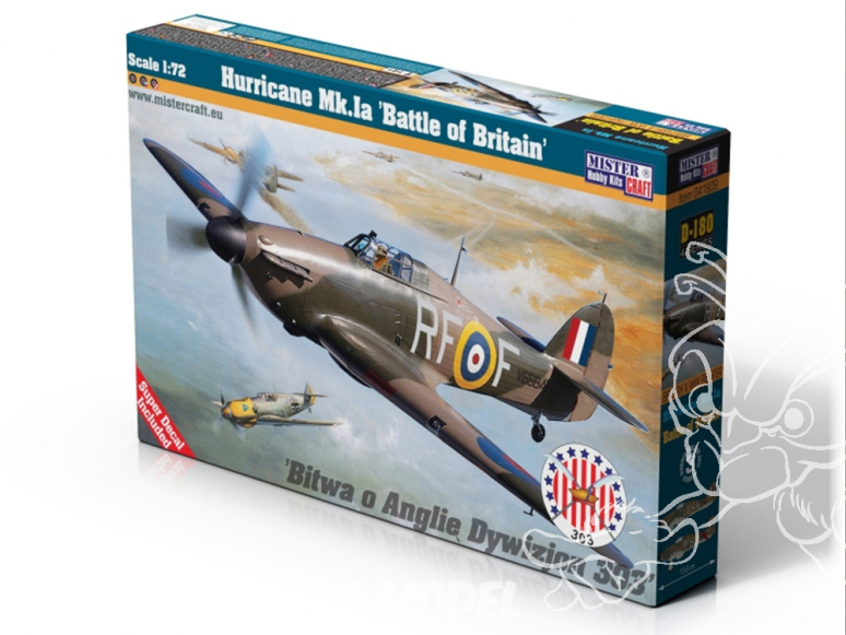 MASTER CRAFT maquette avion 041809 Hurricane Mk.Ia Battle of Britain 1/72