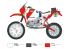 Italeri maquette moto 4641 B.M.W. R80 G/S 1000 Paris Dakar 1985 1/9