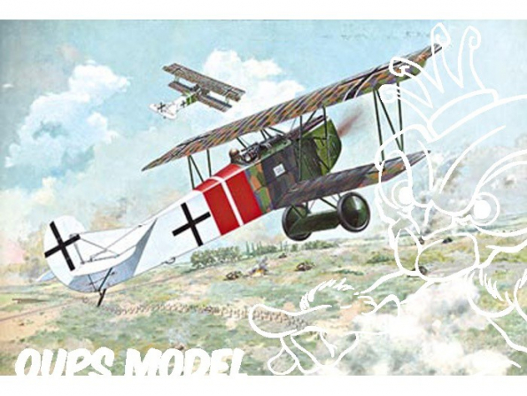 Roden maquettes avion 424 FOKKER DVII 1/48