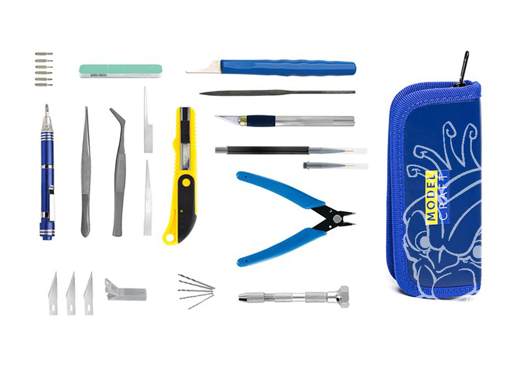 Set' outils de modélisation en plastique Modélisme Pro