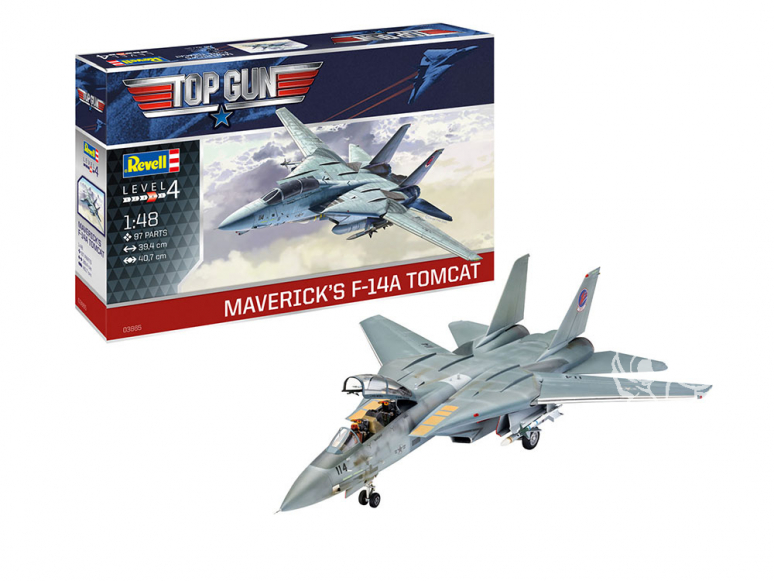 Revell kit avion 03865 Maverick's F-14A Tomcat ‘Top Gun’ 1/48