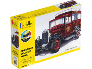 Heller maquette voiture 56713 Starter Kit CITROEN C4 SPLENDID HOTEL 1/24