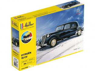 Heller maquette voiture 56763 Starter Kit Citoen 15CV ensemble complet 1/24