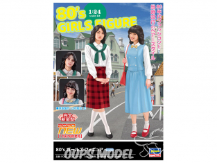 Hasegawa maquette voiture 29108 Figurines de filles japonaise des années 80 1/24