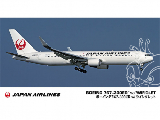 Hasegawa maquette avion 10812 Japan Airlines Boeing 767-300ER avec Winglet 1/200