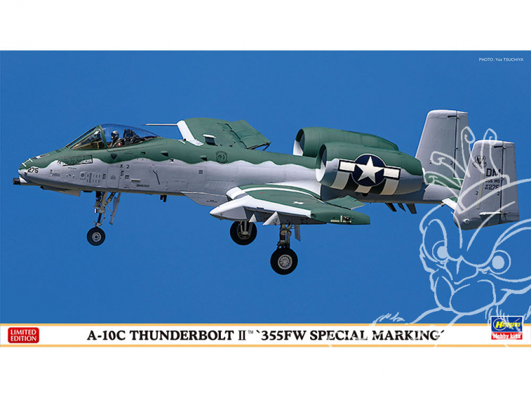 Hasegawa maquette avion 02333 A-10C Thunderbolt II «Marquage spécial 355FW» 1/72