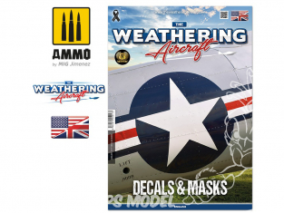 MIG Weathering Aircraft 5217 Numero 17 Decals & Masks en Anglais