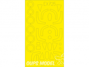 Eduard Express Mask EX725 MiG-19 TFace Trumpeter / Eduard 1/48