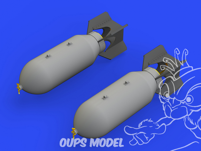 Eduard kit d'amelioration avion brassin 648564 GBU-54 Sans protection thermique 1/48