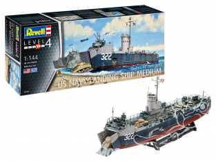Revell maquette bateau 05169 classe LSM (Landing Ship Medium) 1/144