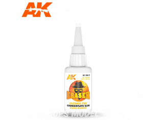 AK interactive ak12017 Eraser - Nettoyan colle cyanocrylate 20g