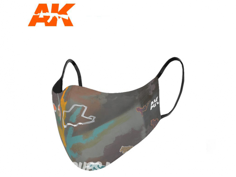 Ak Interactive T-Shirt AK9096 Masque camouflage urbain 01 réutilisable