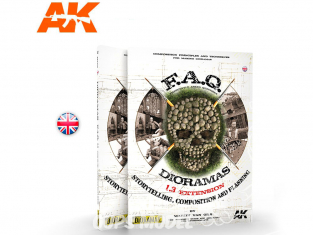 Ak Interactive livre AK8150 FAQ Dioramas 1.3 Histoire - Composition et Planification en Anglais par Marijn Van Gils