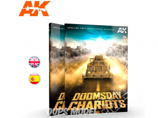 Ak Interactive livre AK258 Doomsday Chariots - Véhicules Post-Apocalyotique Bilingue (Anglais - Espagnol)