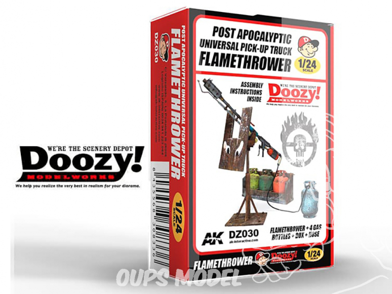 Ak Interactive Doozy DZ030 Lance-flammes post-apocalyptique 1/24