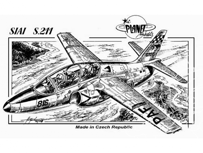 Planet Model PLT049 SIAI S.211 full resine kit 1/72