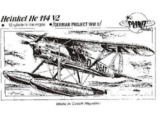 Planet Model PLT036 Heinkel He 114 V2 full resine kit 1/72