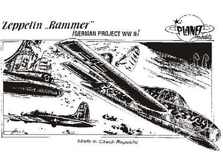 Planet Model PLT029 Zeppelin Rammer full resine kit 1/48