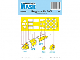 Special Hobby Masque avion M48003 Reggiane Re 2000 pour kit special hobby 1/48