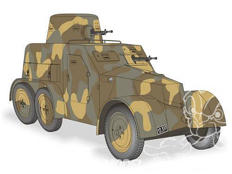 Planet model Maquettes militaire mv104 Tatra OA vz.30 kit résine complet 1/72