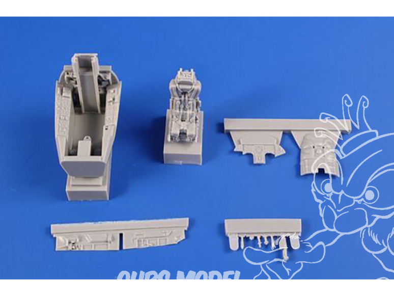 Cmk kit d'amelioration 4404 Cockpit F-104G/S Starfighter et siège éjectable MB.7 pour kit Kinetic 1/48