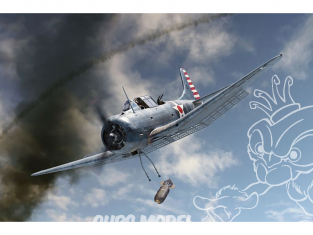 Brengun maquette avion BRP144013 SBD-3 Dauntless CORAL SEA 1/144