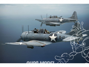 Brengun maquette avion BRP144014 SBD-3 Dauntless MIDWAY 1/144