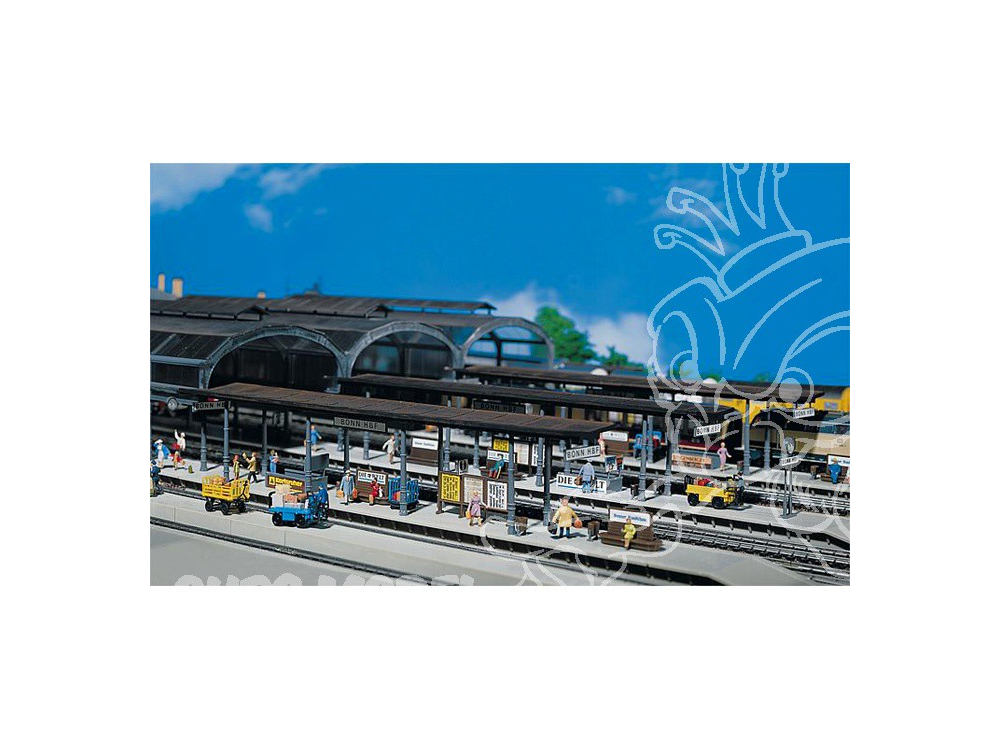 Faller 120204 - Quais De Gare 2 Places Pour Modélisme Ferroviaire Échelle HO