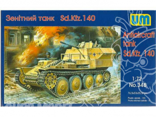 UM Unimodels maquettes militaire 348 SdKfz.140 CHAR ANTIAERIEN ALLEMAND 1/72