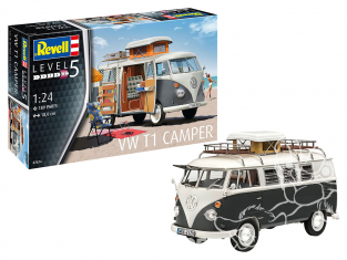 Revell maquette voiture 07674 VW Combi T1 Camper 1/24