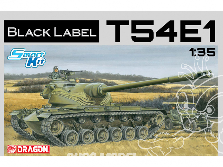 Dragon maquette militaire 3560 T54E1 Smart Kit 1/35