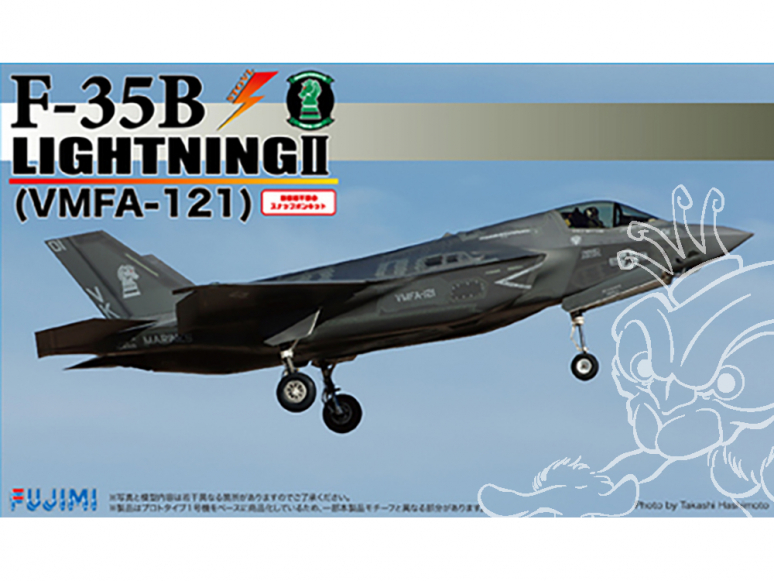Fujimi maquette avion 722924 F-35B Lightning II VFMA-121 1/72