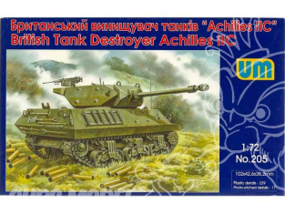 UM Unimodels maquettes militaire 205 ACHILLES IIC chasseur de chars Britannique 2e Guerre Mondiale 1/72