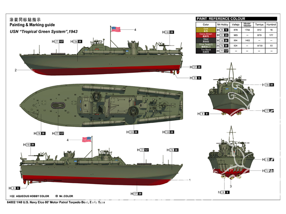 ELCO 80 navigant [scratch 1/15°] de Stéphane POTTIER - Page 2 I-love-kit-maquette-bateau-64802-vedette-lance-torpille-us-navy-elco-80-148