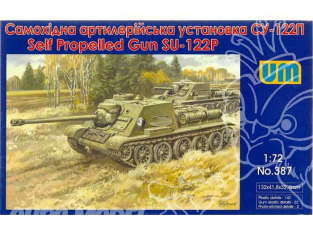 UM Unimodels maquettes militaire 387 CANON D’ASSAUT SOVIETIQUE SU-122P 1944 1/72