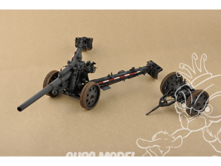 I Love Kit maquette militaire 61603 CANON HOWITZER 15cm SFH 18 ALLEMAND 1/18