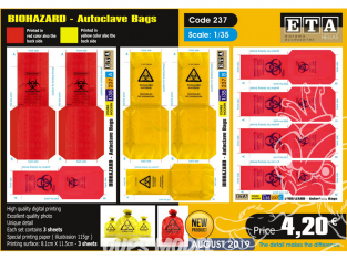 ETA diorama 237 biohazard, sacs pour autoclave 1/35