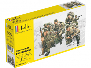 Heller maquette militaire 49632 Commandos Britanniques 1/72