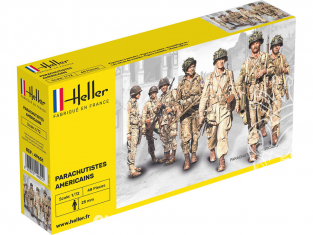 Heller maquette militaire 49651 Nouveau boitage PARACHUTISTES AMERICAINS 1/72
