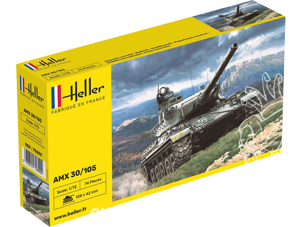 Les achats de Laurent (tiger60) - Page 10 Heller-maquette-militaire-79899-amx-30-105-1-72