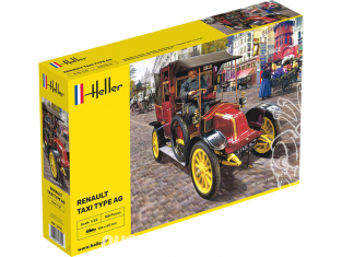 HELLER maquette voiture 30705 Renault Taxi Type AG 1/24