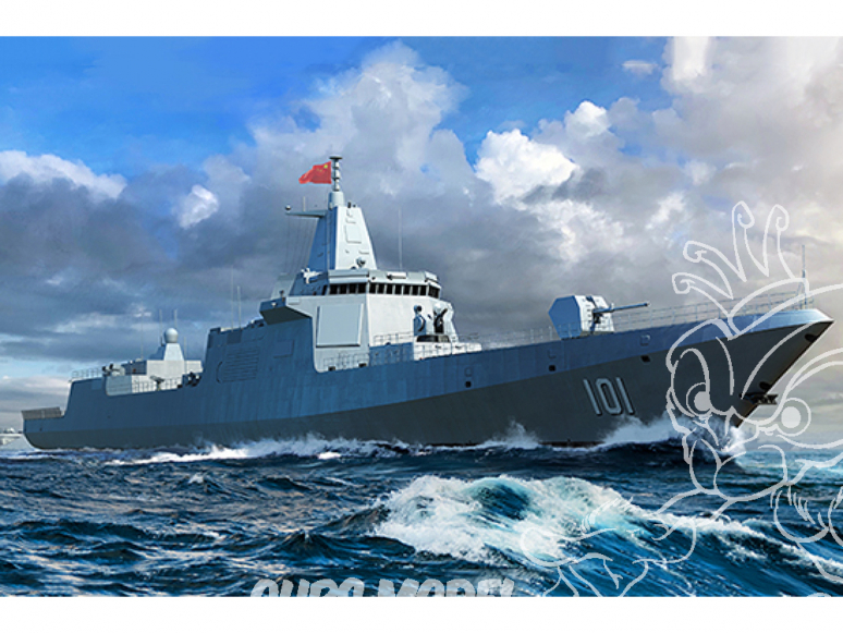TRUMPETER maquette bateau 06729 Destroyer PLA Navy Type 055 1/700