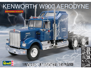 Maquette de camion en plastique ALASKAN HAULER Kenworth 1:25