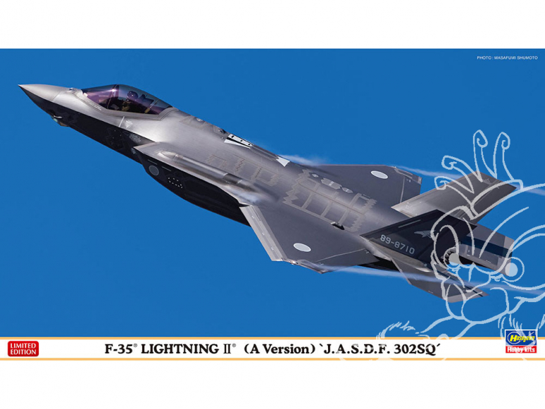 Hasegawa maquette avion 02353 F-35 Lightning II (Type A) «Air Self-Defense Force 302nd Squadron» 1/72