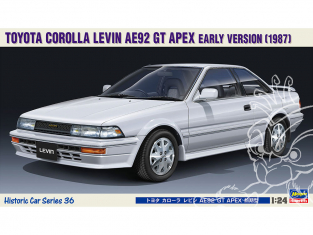 Hasegawa maquette voiture 21136 Toyota Corolla Levin AE92 GT APEX ancien modèle 1/24