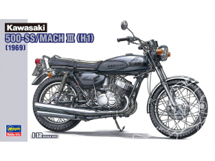 Hasegawa maquette moto 21510 Kawasaki 500-SS / MACH III (H1) 1/12
