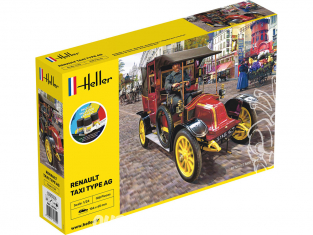 HELLER maquette voiture 35705 STARTER KIT Renault Taxi Type AG 1/24