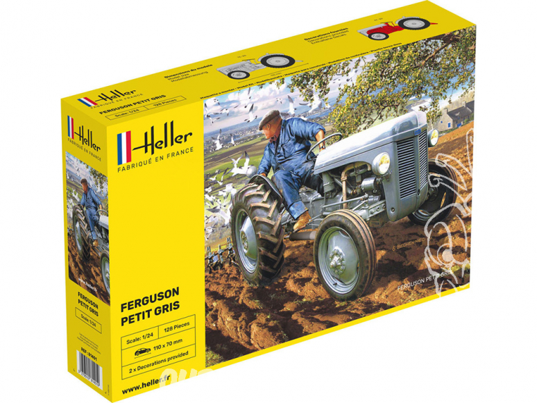 Heller maquette tracteur 81401 Nouvelle boite Ferguson TE-20 "Petit Gris" 1/24