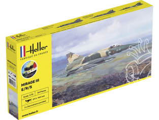 HELLER maquette avion 56323 STARTER KIT Dassault Mirage III E/R/S 1/72